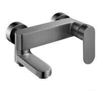 Exposed Shower Mixer Brass Wall Mount Dual Outlet(Gray)