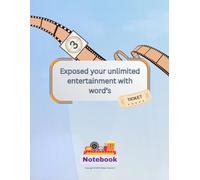 Exposed your unlimited entertainment with word’s Notebook: 8.5 * 11 Dimension's Rough Ruled Notebook With 150 Pages for all type of profession's