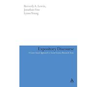 Expository Discourse: A Genre-based Approach to Social Science Research Texts (Open Linguistics S.)