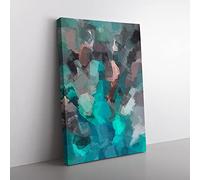 Exposure To The Elements Abstract Canvas Print for Living Room Bedroom Home Office Décor, Wall Art Picture Ready to Hang, 76x50 cm (30x20 Inch) CAN3020-V1022-CK-1993