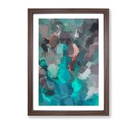 Exposure To The Elements Abstract Framed Print | A3 Walnut Framed Wall Art | Ready to Hang | Abstract Fantasy Picture | Living Room Bedroom Lounge Office