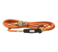 Express 6015 Soldering Lamp with Sealing Blowtorch - Set Consisting of Handle + 4.75 m Hose + Regulator 2 Bar