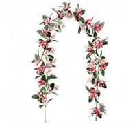 Express Creativity Using the 6 5FT Artificial Pink Berry Vine in Your Decor Projects (E)