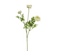 Express Flor Artificial Flowers, Silk Metal Plastic, Cream, 52cm