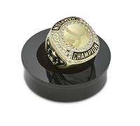 Express Medals Champion Gold Baseball Trophy Ring Award Gift Fantasy Prize with Display Neck Chain and Stand Championship Rings