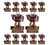 Express Medals Football Trophy Set, Pack of 12, Lil Buddy Design, Sports Award Party Favors Trophies Awards