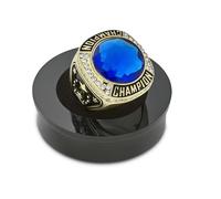 Express Medals Gold Color Champion Rings with Various Synthetic Center Stones Trophy Award Gift Championship Ring Winner Tournament, Zinc