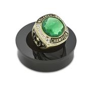 Express Medals Gold Color Champion Rings with Various Synthetic Center Stones Trophy Award Gift Championship Ring Winner Tournament, Cast Zinc