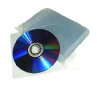 eXpress Net 100 Plastic CD Wallets-Clear CD / DVD Sleeves - High Quality