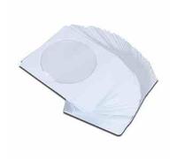 eXpress Net CD-Papierhüllen, mit transparentem Fenster, 100 Stück