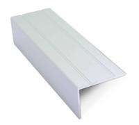 Express Nosings Aluminium Stair Edge Nosing 30x20mm Retro Fit Self-Adhesive Step Trim, Self-Adhesive for Easy Installation (0.9m, Matt Silver)