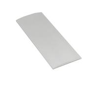 Express Nosings Cover Strip, Self-Adhesive Door Threshold Trim, 38mm Vinyl Tile Transition Strip, Black, Silver, Gold (Matt Silver)