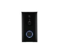 Express One WVD-400V Wi-Fi Video Doorbell with Two Way Audio, 9 V, Black, 12.5 x 7 x 3 cm