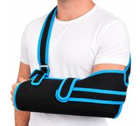 Express Orthopaedic Arm Sling for Shoulder Injury with Abdominal Strap - Rotator Cuff, Broken Arm, Post Surgery Support Brace - Adjustable Universal Left or Right Arm
