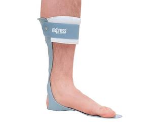 Express Orthopaedic Drop Foot AFO Brace - Ankle Foot Orthosis Dorsiflexion Assist | Lightweight Open-Heel with Trim-to-Fit Footplate & Adjustable Calf/Heel Straps | CE-Marked Class 1 | (XL, Right)
