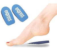 Express Orthopaedic® Medically Approved Adjustable Heel Lift Inserts - 15-3mm Height Raise for Leg Length Discrepancy, Achilles Pain & Heel Relief - 2 Pack - Mid Density - UK Size 6-9 (EU 38-42)