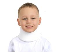 Express Orthopaedic® - Medically Approved Neck Support Collar with Back Closure - Kids Size (L) Neck Circ 34-38 6.5cm Depth