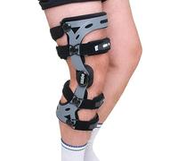 Express Orthopaedic® - Medically Approved Rigid Functional Knee Brace Support for ACL, PCL, MCL, Knee Instabilities, Ligament & Sports Injuries - Supplied to UK Hospitals (X-Large, right)
