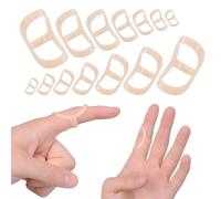 Express Orthopaedic® Oval Finger Splints - FULL SIZING SET - Ring Finger/Thumb Joint Support for Trigger Finger, Swan Neck, Boutonniere, Mallet Finger, Hypermobility & Arthritis - 14 Units