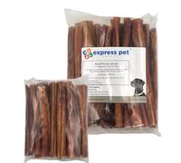 Express Pet Supplies 20 x 8" Inch (20cm) Long Thick Bulls PIZZLES Pizzle Bully Sticks Dog Treat Chew