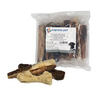 Express Pet Supplies 500g Headskin Slice with Hair/Fur, 100% Natural Dog Treat Chew