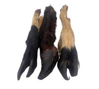 Express Pet Supplies Lamb Feet with Hair Dog Treat 100% Natural Dog Treat Chew (20 count)