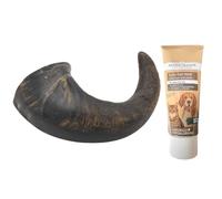 Express Pet Supplies Medium Buffalo Horn + 1 tube Arden Grange Liver Paste