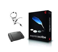 Express Scribe Scribe Pro Express Transcription Software with USB Pedal (digital Download, License and Download Information Will Be Inside the Box
