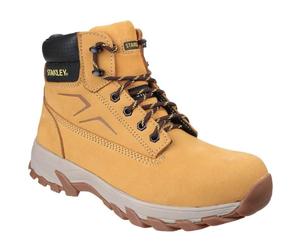 EXPRESS_SHU MENS STANLEY TRADESMAN PRO SAFETY STEEL TOE CAP APPRENTICE DURABLE WORK LEATHER BOOTS SHOES SZ (HONEY, UK Footwear Size System, Adult, Men, Numeric, Medium, 10)