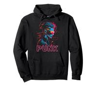 Express your rebellious spirit with our Punk design Pullover Hoodie