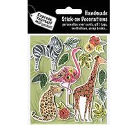 Express Yourself DIY Safari Animals DIY Greeting Card Toppers Stick-On Craft Decorations