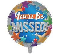 "Express Yourself" Inflatable Balloon for you will be missed with farewell balloon. - Blue theme with multiple colourful star.