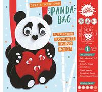 Express Yourself MIP Get Set Make Create Your Felt Panda Bag Kids Craft Kit for Kids GSET011