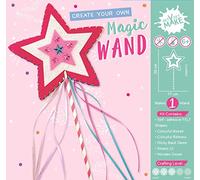 Express Yourself MIP Get Set Make Create Your Own Magic Wand Kids Craft Kit for Kids GSET007, Pink