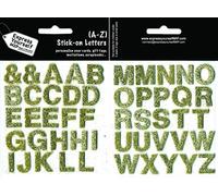 Gold A-Z Alphabet Stickers - Self Adhesive Greeting Card Craft Embellishment Sticker Set for Card Making, Gift Wrapping, Scrapbooking, Paper Crafts and DIY Projects - Express Yourself MIP