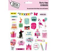 Express Yourself MIP, Party time Stickers - Ideal for Card Making, Scrapbooking, Papercrafts, Childrens Crafts etc