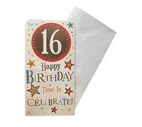 "Express Yourself" Money Wallet Gift Card - Happy Birthday Age 16 - Includes an Envelope - Blank Inside for 'from' and 'to' Information