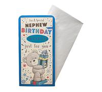 "Express Yourself" Money Wallet Gift Card - Happy Birthday for a Special Nephew - Includes an Envelope - Blank Inside for 'from' and 'to' Information