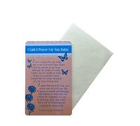 "Express Yourself" Plastic Keepsake Card "I Said a Prayer for you Today" Theme - Includes Envelope - Empty Template on the Back to Write "From" whom "To" who it is