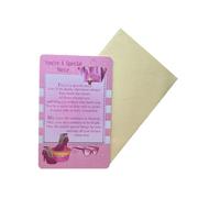 Express Yourself Plastic Keepsake Card You're A Special Niece Theme - Includes Envelope - Empty Template on The Back to Write from whom to who it is