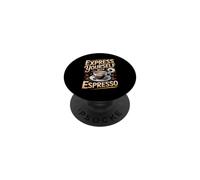 Express Yourself With Espresso Coffee Caffeine Barista PopSockets Adhesive PopGrip
