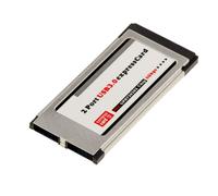 Expresscard 34mm USB3.0 USB 3 5G 2 Ports Flush Mount - NEC Chipset