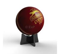 Expression Products Acrylic Cricket Ball Display Stand Riser Plinth (Black)