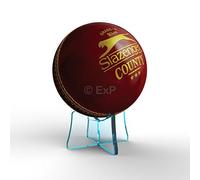 Expression Products Acrylic Cricket Ball Display Stand Riser Plinth (Cool Blue Tint)