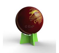 Expression Products Acrylic Cricket Ball Display Stand Riser Plinth (Lime)