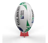 Expression Products Acrylic Rugby Ball Ball Display Stand Riser Plinth (Red) 6 Colours Available