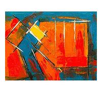 Expressionism Abstract Painting Acrylic Art Print Canvas Premium Wall Decor Poster