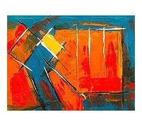 Expressionism Abstract Painting Acrylic Unframed Art Print Poster Wall Decor 12x16 inch