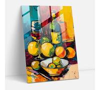Expressionism Glass Print - Brave Still Life - Expressionism Home Decoration, Expressionism Art Style, Glass Art, 61cm x 91cm