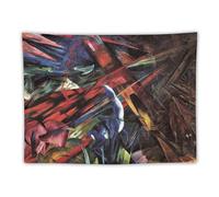 Expressionist Franz Marc's The Fate of The Animals Poster Wall Art Tapestry Decorative Bedroom Modern Home Print Picture Artworks Tapestries 30"x40"
